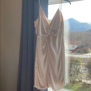 Beautiful dress champagne neutral nude